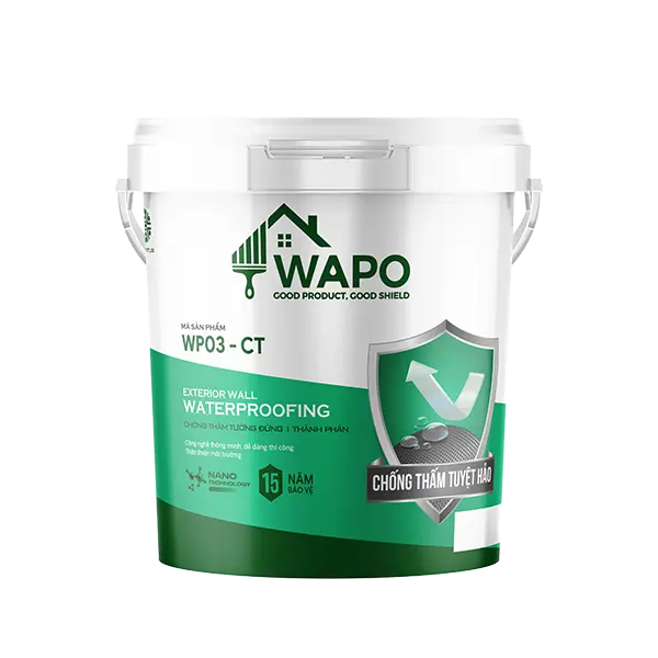 Wapo 03 - Chống thấm tường đứng 1 thành phần