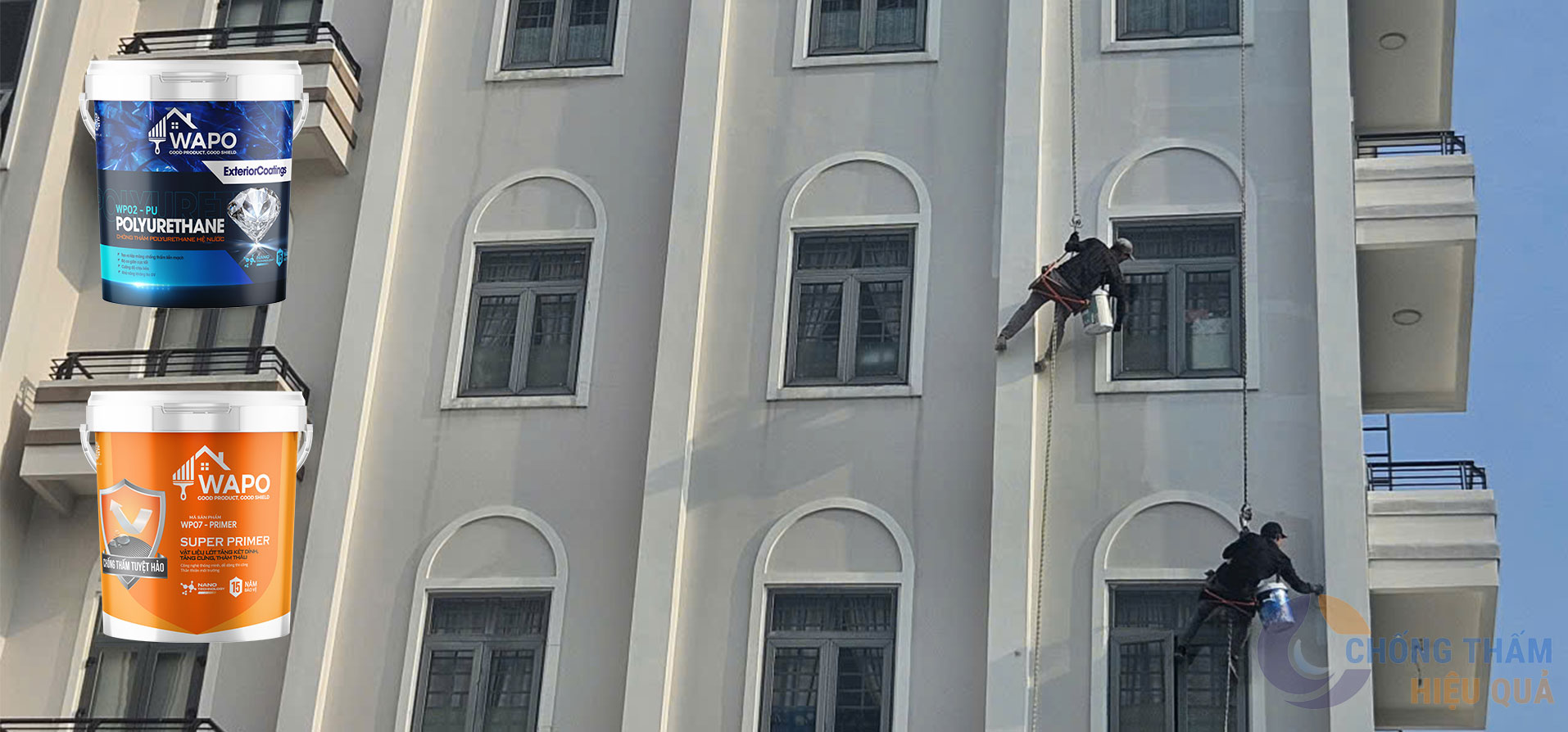 Chống thấm trường mầm non Hồ Ngọc Cẩn