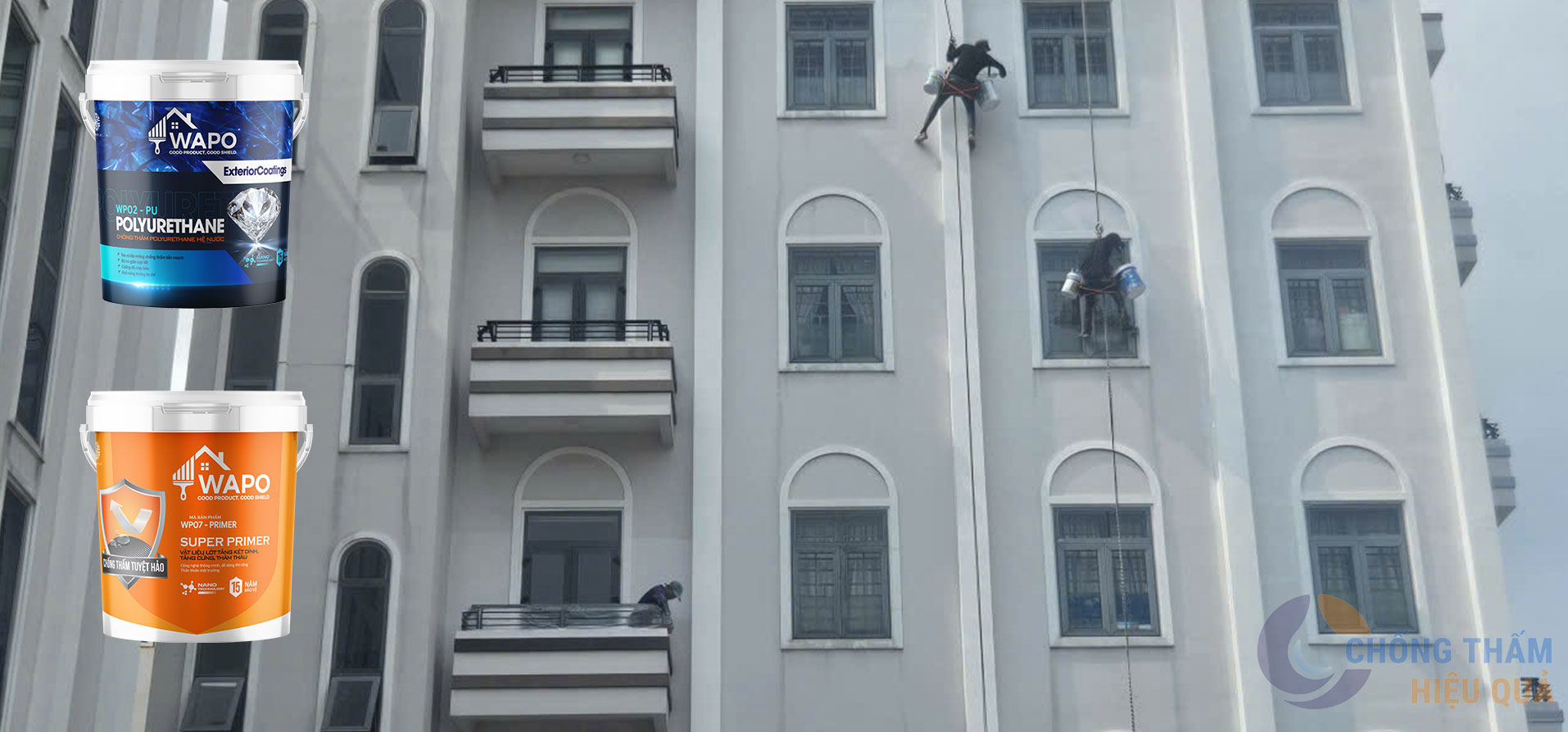 Chống thấm ngoài trời Wapo