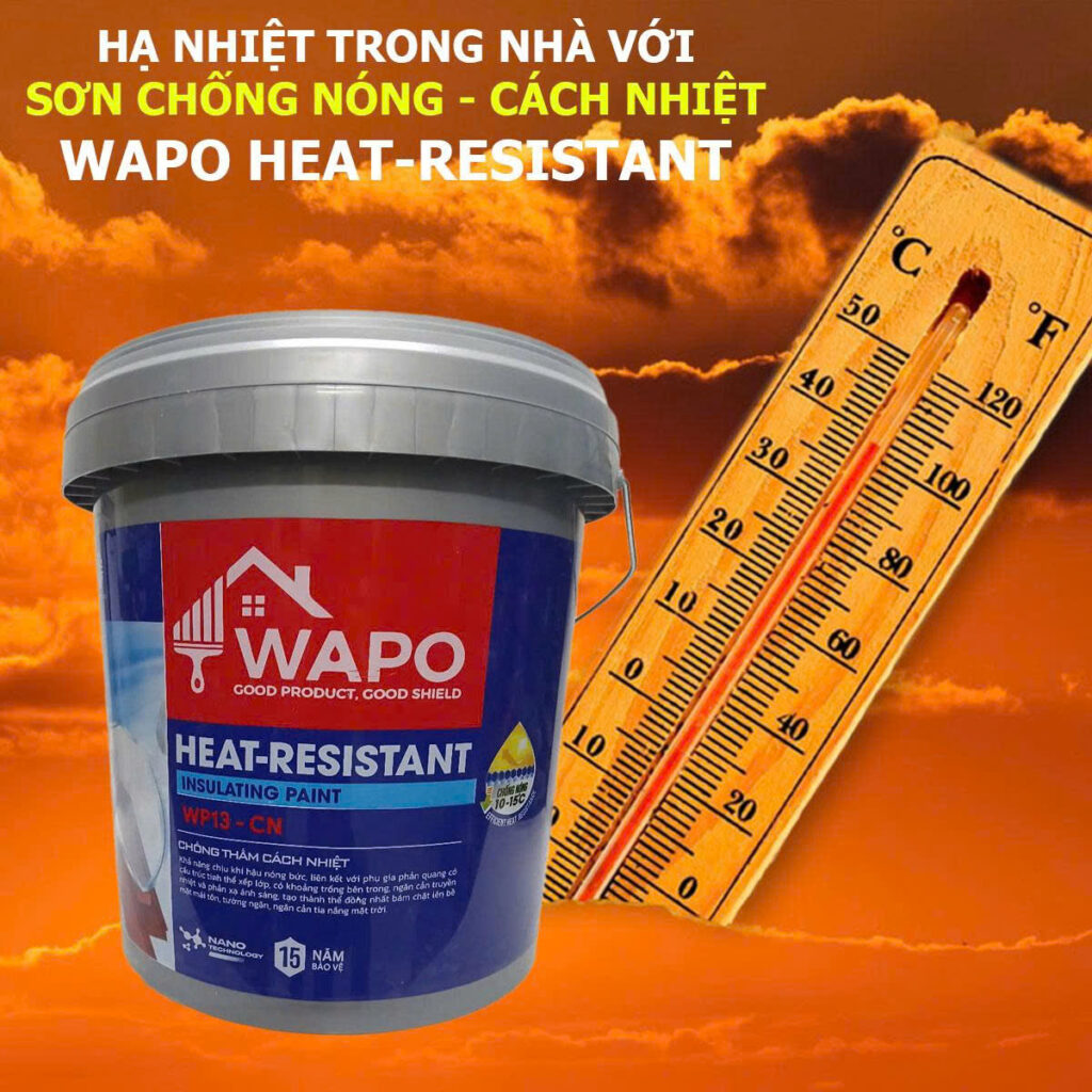 Sơn chống nóng cách nhiệt Wapo 13
