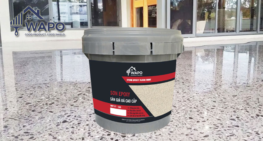 Kỹ thuật thi công sơn sàn epoxy giả đá Wapo