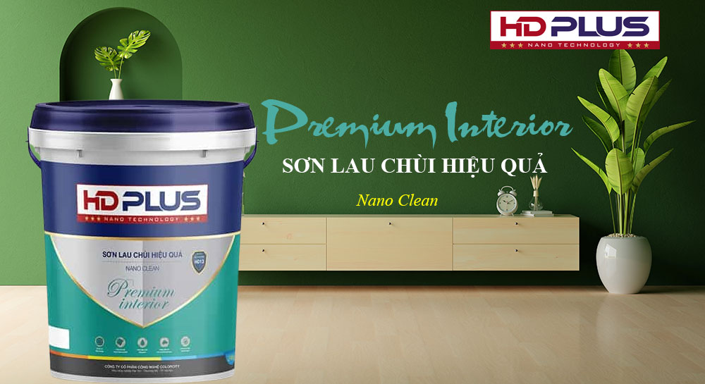 Sơn lau chùi hiệu quả HD plus