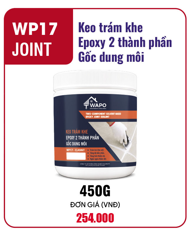 Keo trám khe nứt Epoxy 2 thành phần