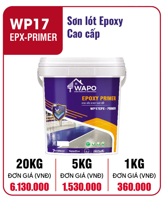 Sơn lót Epoxy Cao cấp Wapo