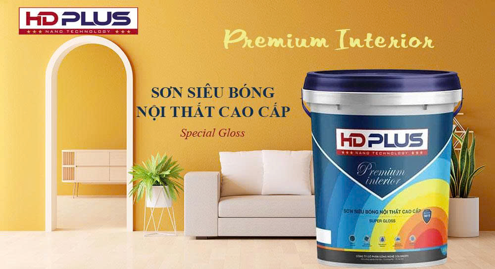 Sơn siêu bóng nội thất HD Plus