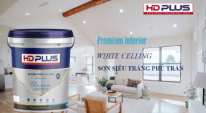 Sơn siêu trắng phủ trần HD Plus